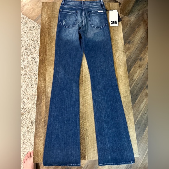 SASS & BIDE THE COLOUR CRAFT HIGH RISE FLARE DENIM SIZE 24 - Picture 6 of 6